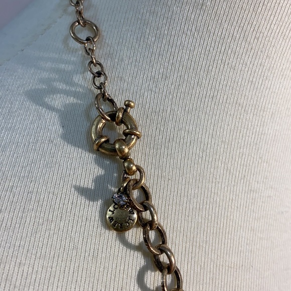 J. Crew clear diamond gemstone necklace - Picture 3 of 4